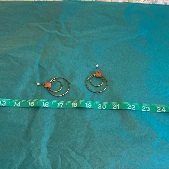 Gold Earring Set of 6 mixed material set. Receive all six pair in purchase. - Picture 7 of 7